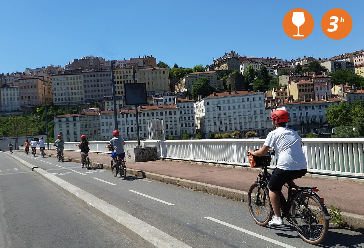 Visite guidée de la Croix Rousse à vélo électrique