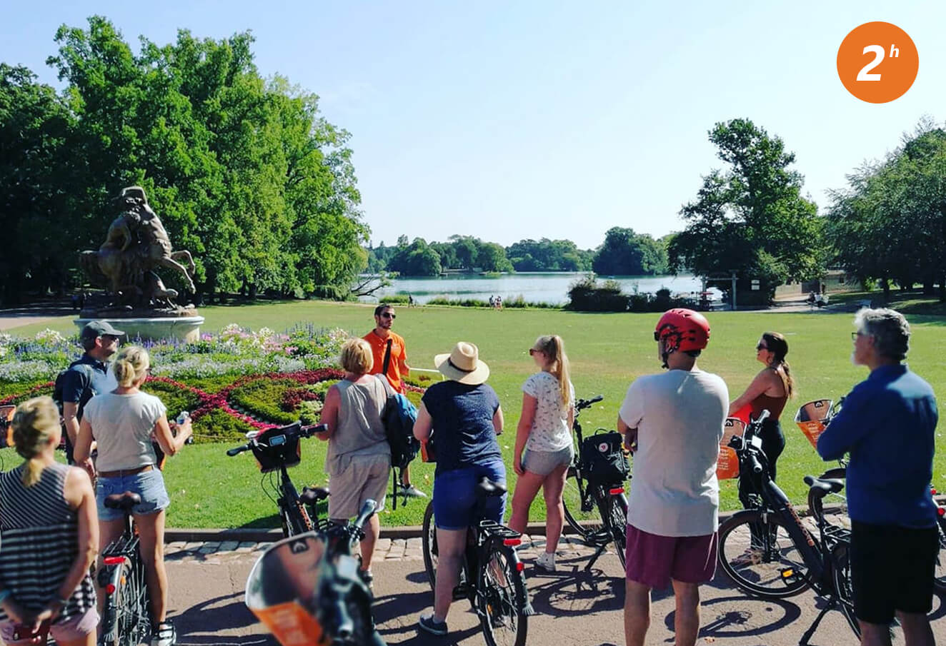 Visite guidée à vélo électrique de Lyon 2h