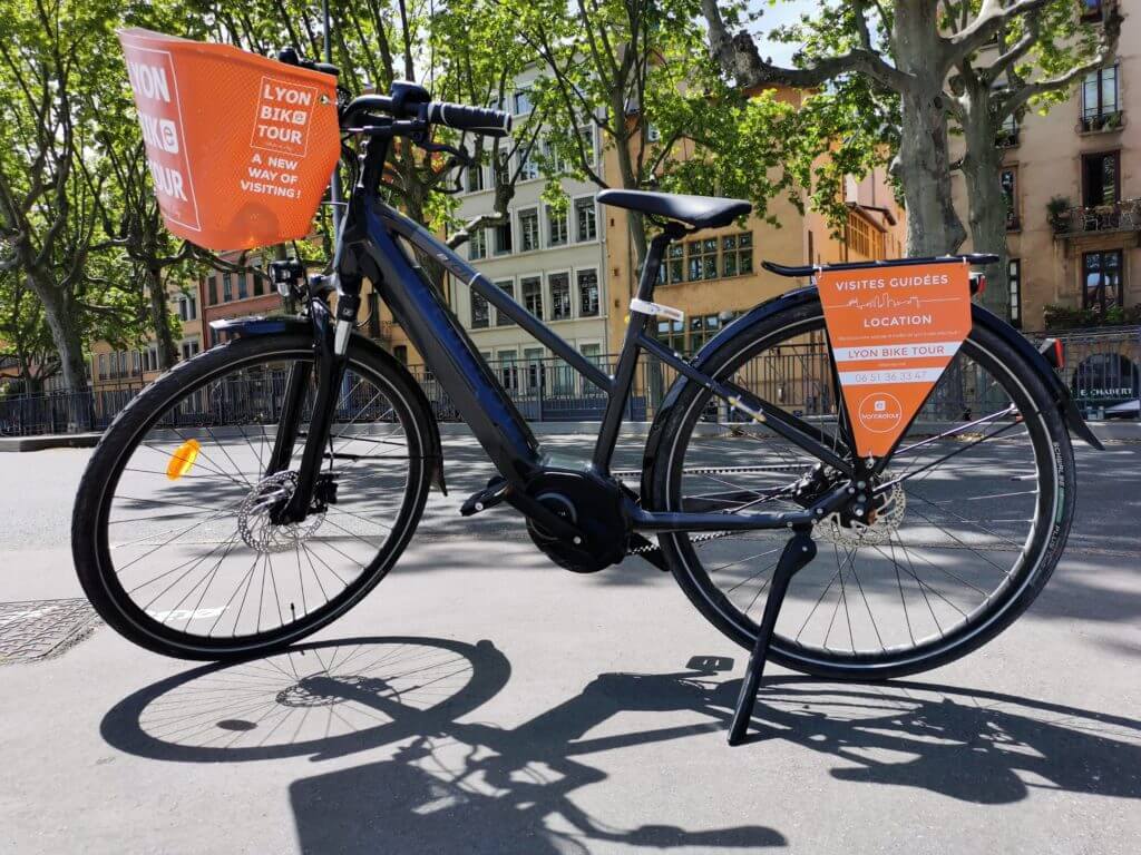 Location vélo électrique à Lyon 25€ la demijournée et 35€ la journée